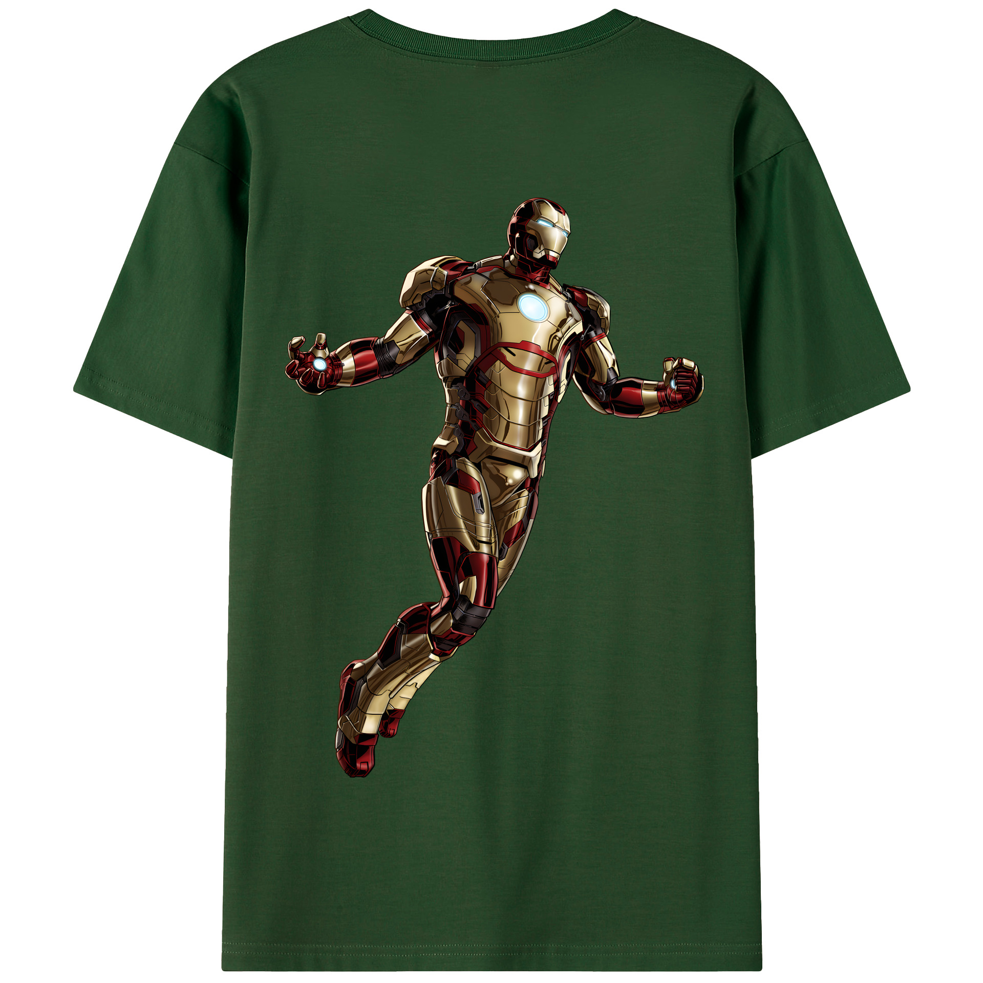 （画像用） アベンジャーズ The Avengers 綿100％半袖Tシャツ（背面プリント）